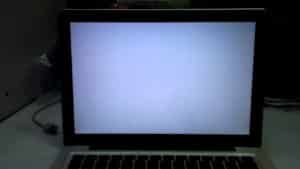 how to fix MacBook blank white screen
